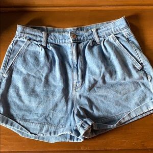 American Eagle High Rise Jean Shorts